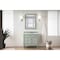 James Martin Vanities Brittany 36in Single Vanity, Sage Green w/ 3 CM Ethereal Noctis Quartz Top 650-V36-SGR-3ENC - alternate 5